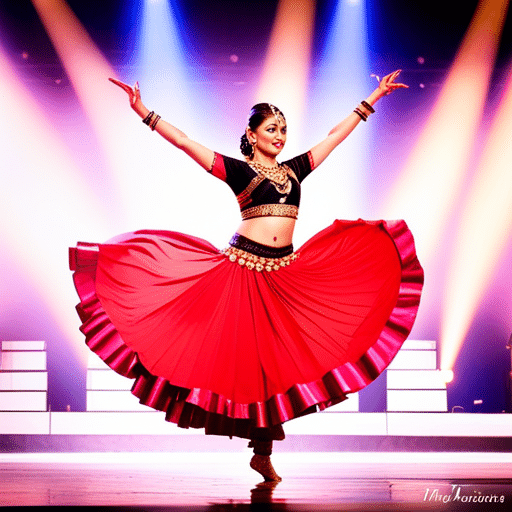 A vibrant image showcasing the allure of Indian dance